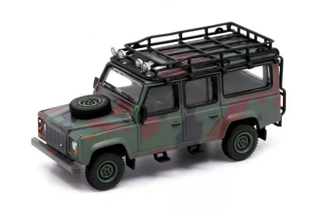 Mini-GT Land Rover Defender 110 Station Wagon Uk 1999 1:64 MGT00237-R