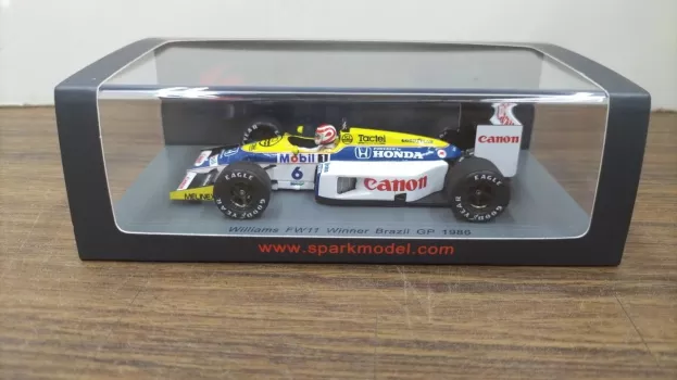 Spark Williams F1 Fw11 Honda Team Williams N 6 Winner Brazilian Gp 1986 Nelson Piquet 1:43 S7480