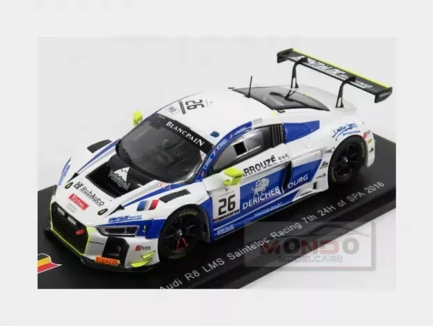 Spark Audi R8 Lms Team Sainteloc Racing N 26 24h Spa 2016 G.guilvert M.parisy C.haase 1:43 SB127