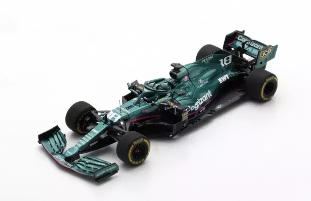 Spark Aston Martin F1 Amr21 Mercedes M12 Eq Power+ Team Cognizant Formula One N 18 Bahrain Gp 2021 Lance Stroll 1:43 S7673