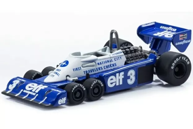Kyosho Tyrrell F1 P34 Elf 6 Wheeler N 3 Season 1977 Ronnie Peterson 1:64 07038B3