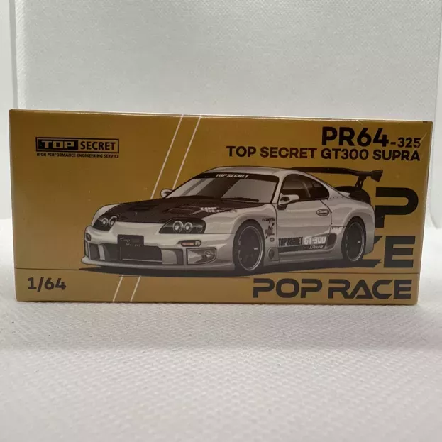 Pop Race Toyota Supra Mkiv a80 Gt300 Coupe Top Secret 2023 1:64 PR640325