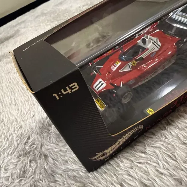 Hot Wheels Ferrari F1 312t2 6 Wheels N 11 World Champion Test 1977 Niki Lauda 1:43 V8380