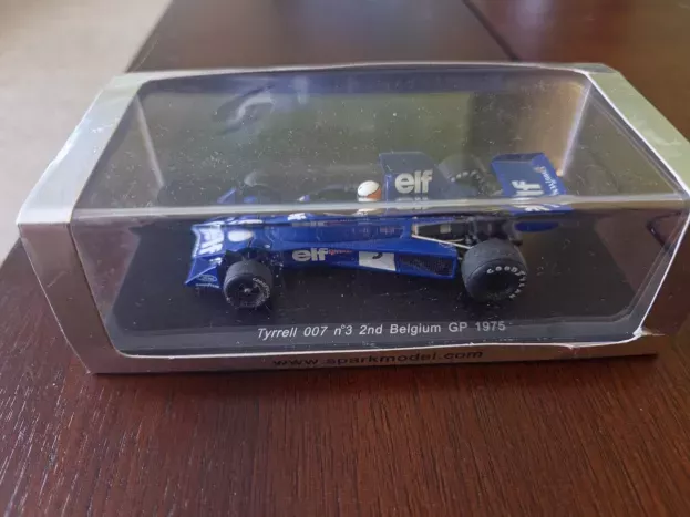 Spark Tyrrell F1 007 Elf N 3 2nd Belgium Gp 1975 Jody Scheckter 1:43 S1645