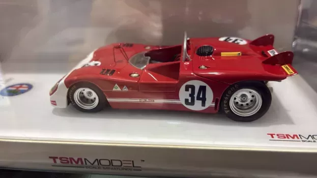 Truescale Alfa Romeo 33 3 Spider Autodelta N 34 12h Sebring 1971 1:43 TSM154311