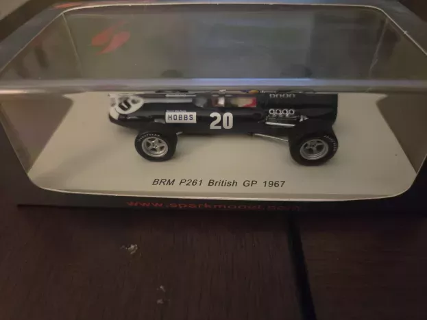 Spark Brm F1 P261 N 20 British Gp 1967 David Hobbs 1:43 S4794
