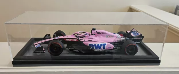 Spark Alpine F1 A522 Team Alpine Bwt N 14 Bahrain Gp 2022 Fernando Alonso Con Vetrina With Showcase Special Box 1:18 18S752