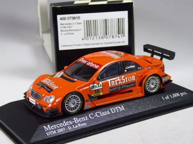 Minichamps Mercedes C-class N 15 Trekstor Dtm 2007 D. La Rosa 1:43 400073615