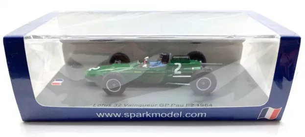 Spark Lotus F2 Type 32 N 2 Winner Pau Gp 1964 J.clark 1:43 SF286