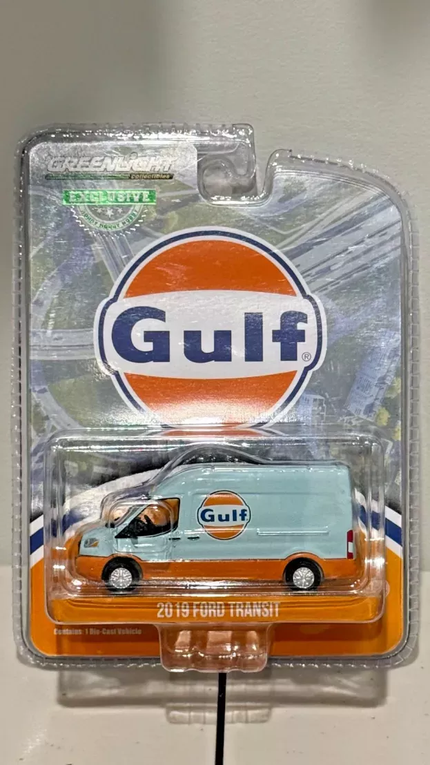 Greenlight Ford Transit Gulf Van 2019 1:64 30260