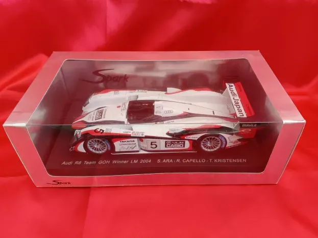 Spark Audi R8 3.6l Turbo V8 Team Goh Audi Sport Japan N 5 Winner 24h Le Mans 2004 T.kristensen S.ara R.capello 1:18 S1802