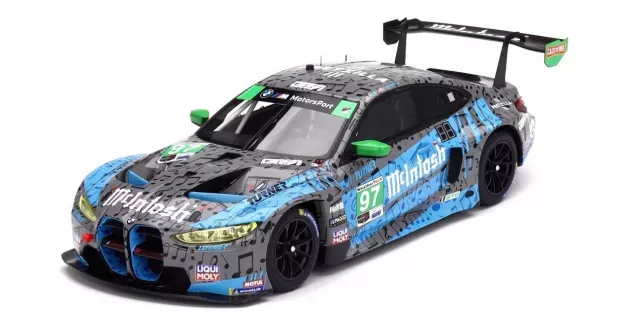 Truescale Bmw 4-series M4 Gt3 Team Turner Motorsport N 97 2nd Imsa Gtd Class Laguna Seca 2023 B.auberlen J.edwards B.spengler C.hull 1:18 TS0517