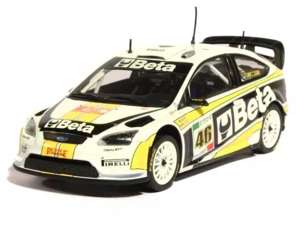 Minichamps Ford Focus Rs07 Wrc Beta N 46 Rally Monza 2008 Valentino Rossi C.cassina 1:43 400088946