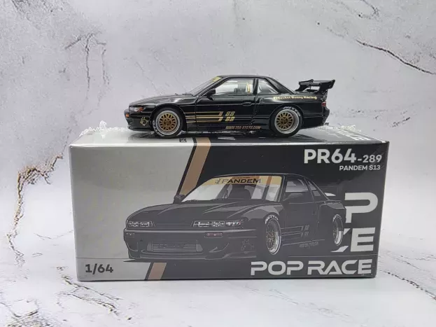 Pop Race Nissan Silvia s13 Pandem 1991 1:64 PR640289