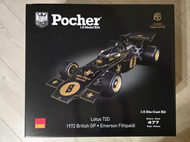 Pocher Lotus F1 72d Ford Jps N 32 World Champion Winner British Gp 1972 Emerson Fittipaldi 1:8 HK114