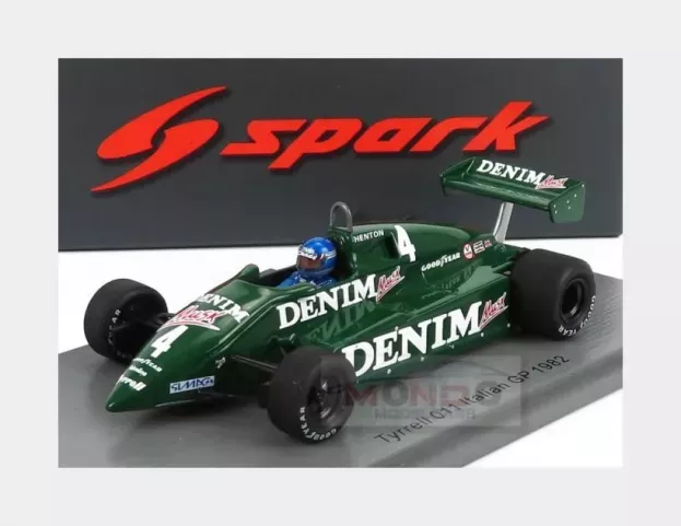 Spark Tyrrell F1 011 N 4 Italy Gp 1982 B.henton 1:43 S7284