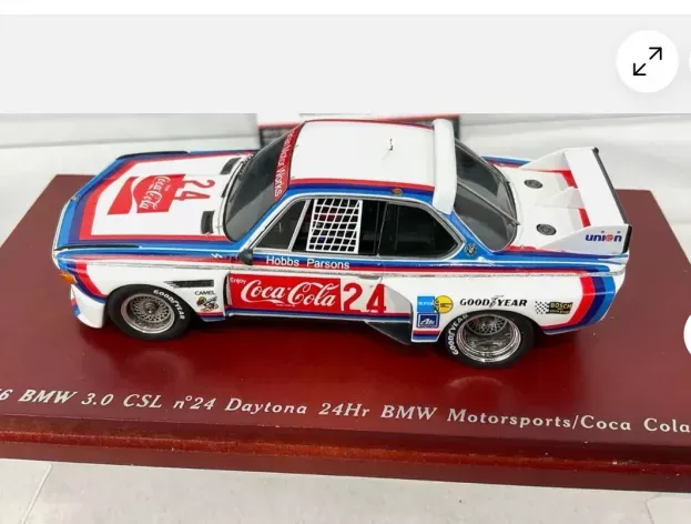Truescale Bmw 3.0 Csl Motorsports Coca-cola N 24 24h Daytona 1976 1:43 TSM114347