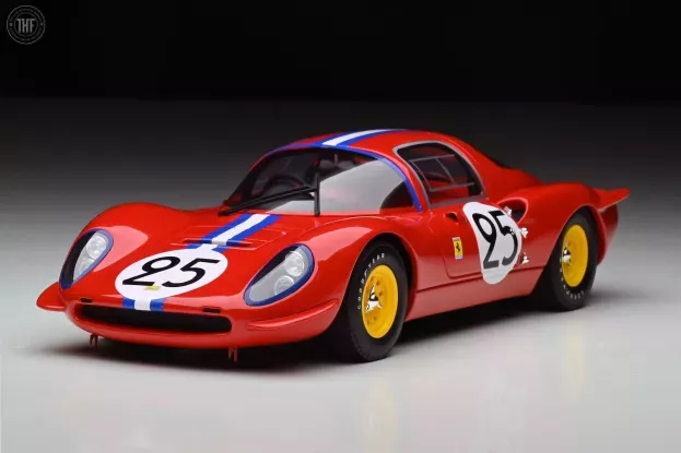 CMR Ferrari Dino 206s 2.0l V6 Coupe Team Scuderia San Marco N.a.r.t. N 25 24h Le Mans 1966 N.vaccarella M.casoni 1:18 CMR040