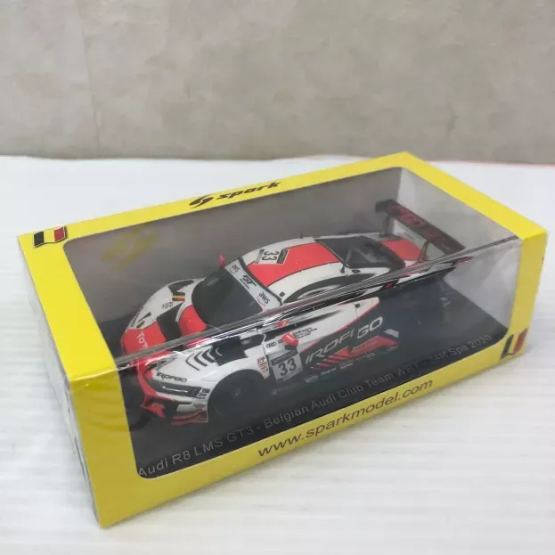 Spark Audi R8 Lms Gt3 Team Belgian Audi Club Wrt N 33 24h Spa 2020 R.breukers S.hall B.goethe 1:43 SB393