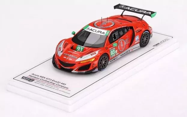 Truescale Acura Nsx Gt3 Evo22 Team Racers Edge N 93 Gtd Class 24h Daytona 2023 R.briscoe D.formal A.harrison K.marcelli 1:43 TSM430758