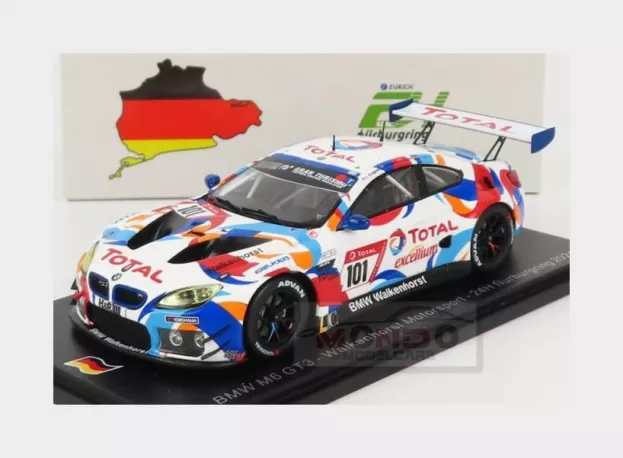 Spark Bmw 6-series M6 Gt3 Team Walkenhorst Motorsport N 101 24h Nurburgring 2021 C.krognes D.pittard B.tuck 1:43 SG761