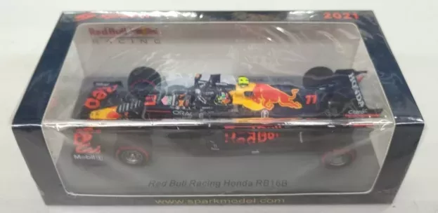 Spark Red Bull F1 Rb16b Honda Ra620h Team Red Bull Racing N 11 Winner Azerbaijan Gp With Pit Board 2021 Sergio Perez 1:43 S7667