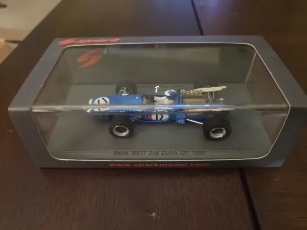 Spark Matra Simca F1 Ms11 N 17 2nd Netherlands Gp 1968 J.p.beltoise 1:43 S4357