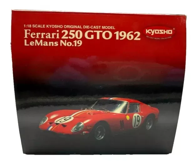 Kyosho Ferrari 250 Gto N 19 2nd 24h Le Mans 1962 Pierre Noblet Jean Guichet 1:18 08432A