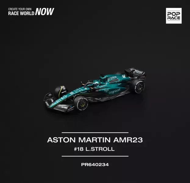 Pop Race Aston Martin F1 Amr23 Team Aramco Cognizant N 14 Season 2023 Fernando Alonso 1:64 PR640198