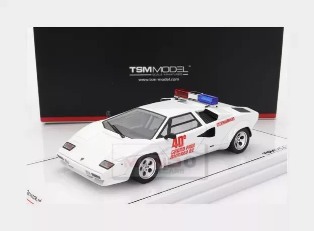 Truescale Lamborghini Countach Safety Car F1 Monaco Gp 1982 1:43 TSM430702