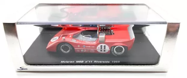 Spark Mclaren M6b N 11 Riverside 1968 L.motschenbacher 1:43 S1112
