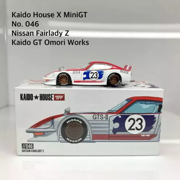 Mini-GT Nissan Fairlady Z N 23 Kaido House Coupe 1975 1:64 KHMG046