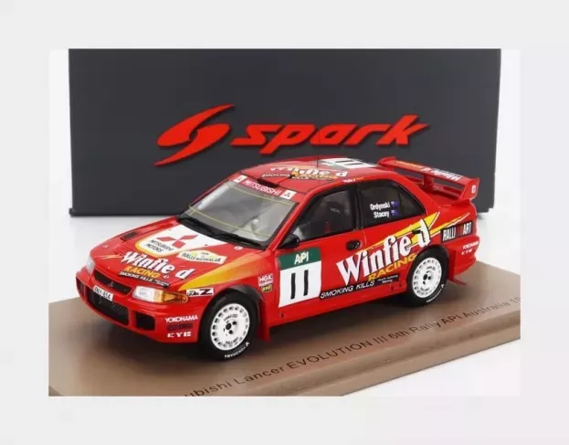 Spark Mitsubishi Lancer Evolution Iii N 11 Rally Api Australian 1997 Ed Ordynski Mark Stacey 1:43 S6516