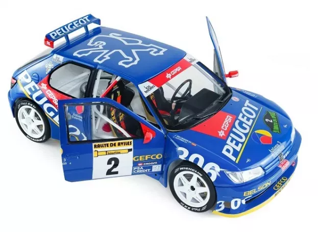 Solido Peugeot 306 Maxi N 2 Winner Rally Aviles 1997 Jaime Azcona Julius Billmaier 1:18 1808309