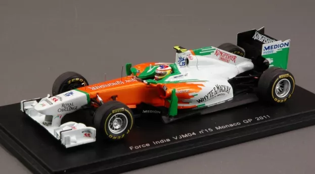 Spark Force India F1 Vjm04 N 15 Gp Montecarlo 2011 P.di Resta 1:43 S3025