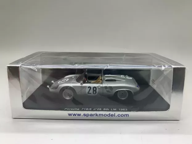 Spark Porsche 718 8 Porsche System Engineering N 28 24h Le Mans 1963 E.barth H.linge 1:43 S1349