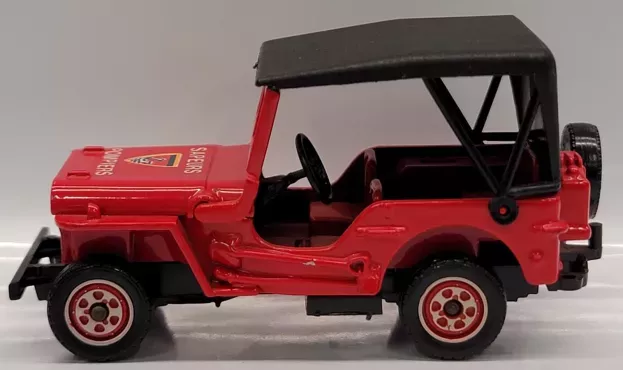 Solido Jeep Willys Fire Engine Ville De Paris 1944 1:43 1322