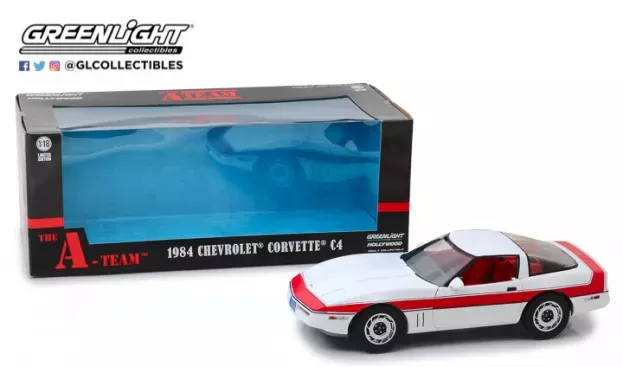 Greenlight Chevrolet Corvette C4 The A-team 1984 1:18 13532