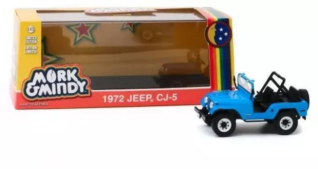 Greenlight Jeep Cj-5 Open 1972 Mork & Mindy 1:43 86570