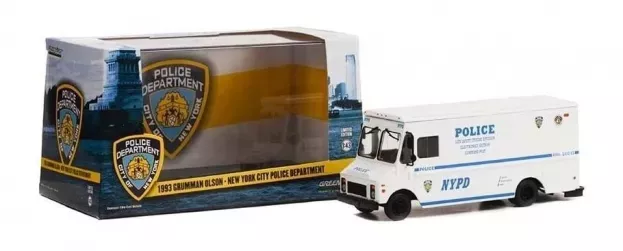 Greenlight Grumman Olson Llv Truck New York Police Department Police 1993 1:43 86193