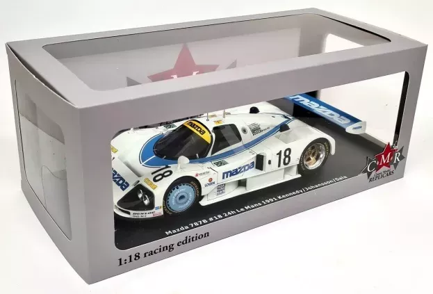 CMR Mazda 787b R26b 2.6l Team Mazdaspeed Co. Ltd. N 18 24h Le Mans 1991 D.kennedy S.johansson M.s.sala 1:18 CMR208