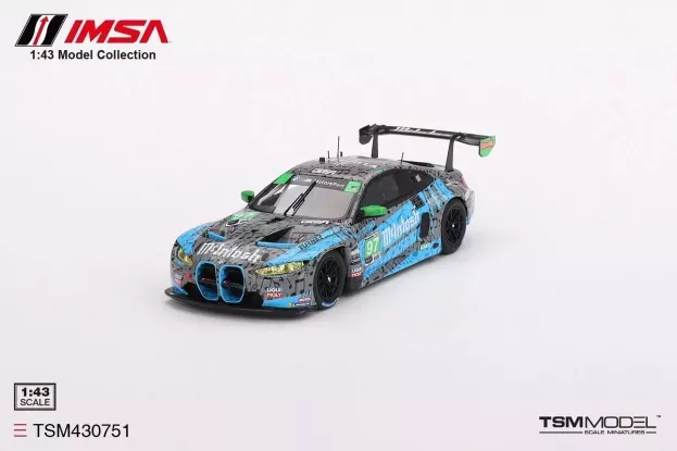Truescale Bmw 4-series M4 Gt3 Team Turner Motorsport N 97 2nd Imsa Gtd Class Laguna Seca 2023 B.auberlen J.edwards B.spengler C.hull 1:43 TSM430751