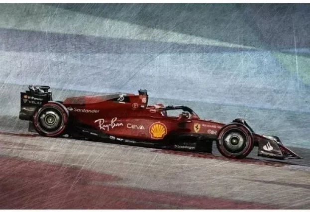 Looksmart Ferrari F1-75 Team Scuderia Ferrari N 16 Winner Bahrain Gp 2022 Charles Leclerc 1:43 LSF1041