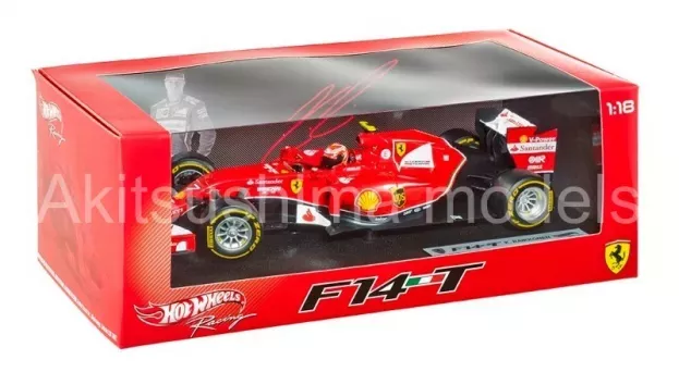 Hot Wheels Ferrari F1 F14-t N 7 Season 2014 Kimi Raikkonen 1:18 BLY68