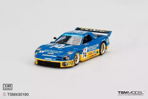 Truescale Mazda Rx-7 Gto 2.0l Team Artnature N 74 24h Le Mans 1994 Y.terada F.freon P.de Thoisy 1:43 TSM430190