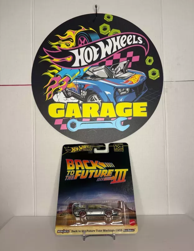 Hot Wheels De Lorean Time Machine Back To The Future 3 Ritorno Al Futuro 3 1:64 HCP22