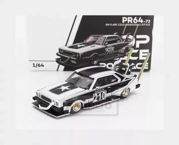 Pop Race Nissan Skyline C210 Kaido Racer N 210 Bosozoku Stile 1977 1:64 PR640073