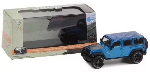 Greenlight Jeep Wrangler Unlimited Black Bear Edition 2016 1:43 86198