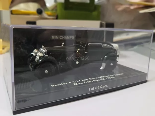 Minichamps Bentley 6 1 2 Litre Gurney Nutting Blue Train Special 1930 1:43 436139501