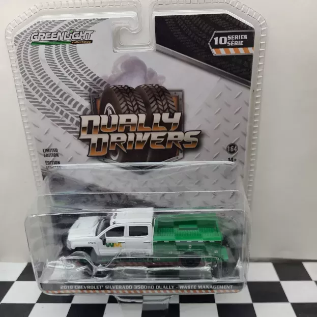 Greenlight Chevrolet Silverado 3500 Double Cabine Pick-up Waste 2018 1:64 46100C